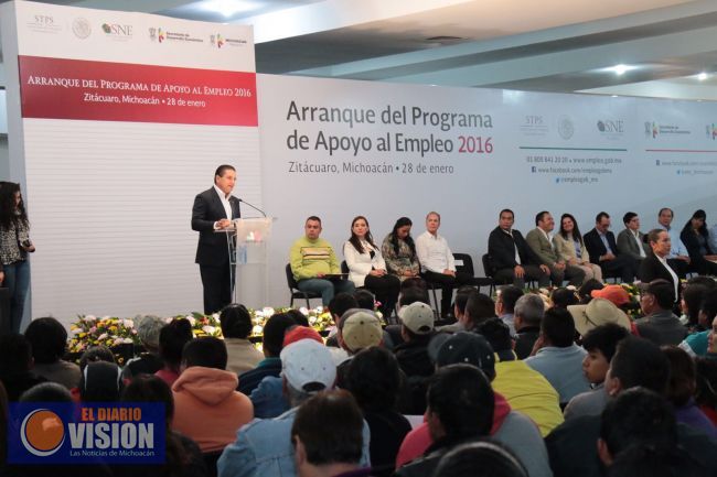 Generar empleo para lograr un mejor Michoacán: Silvano Aureoles