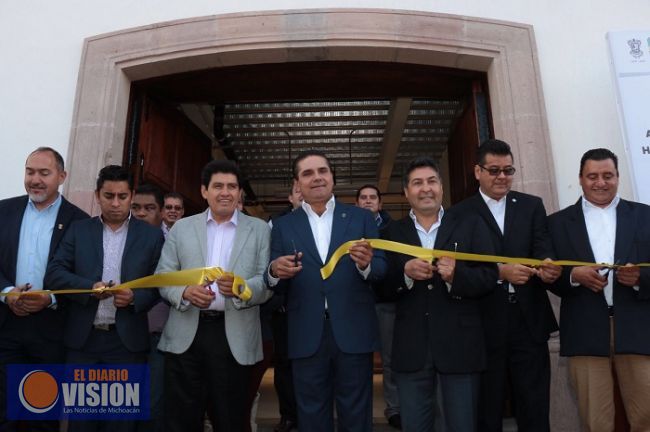 Inaugura Gobernador obras por un monto de 56 mdp en Pátzcuaro y Huiramba