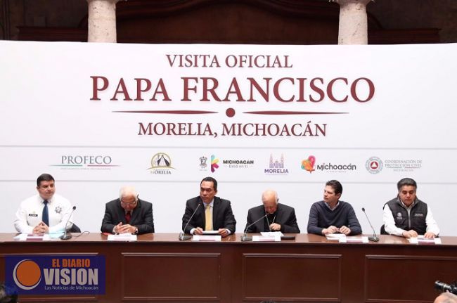 Michoacán, listo para la visita del Papa Francisco