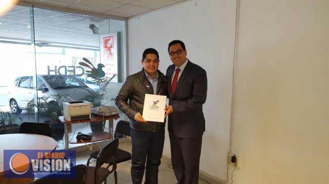 Nombran visitador de la CEDH en Uruapan 
