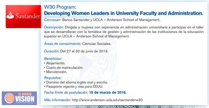 Disponibles becas de la UCLA para personal administrativo femenino