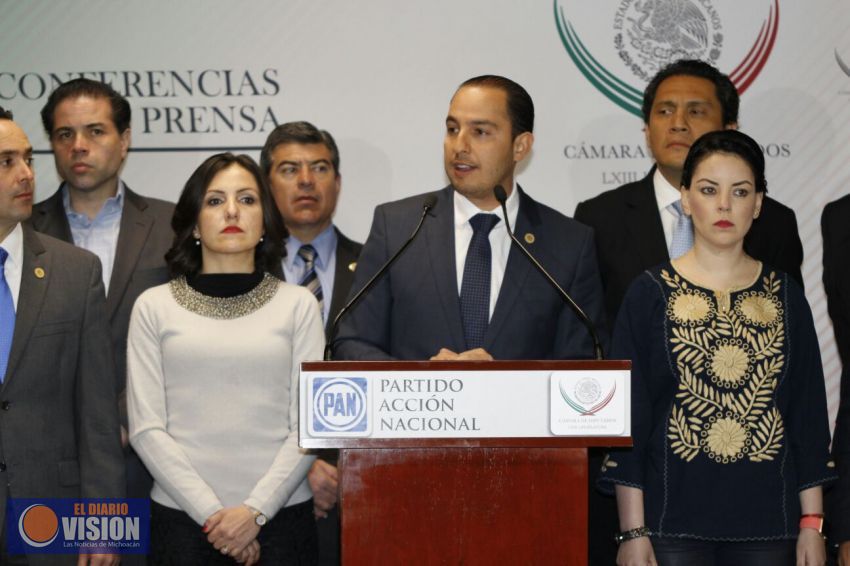 Michoacán no debe ser campo de batalla entre delincuentes: Marko Cortés 