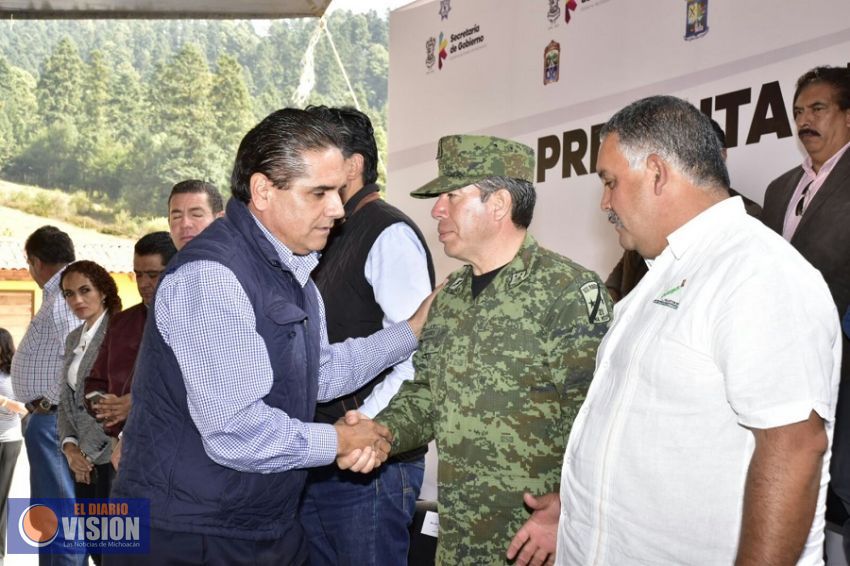 Instala Silvano Aureoles Mesa de Seguridad Ambiental en el Oriente michoacano