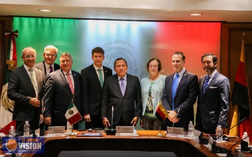 Se reúne Jesús Zambrano con grupo parlamentario México-Alemania