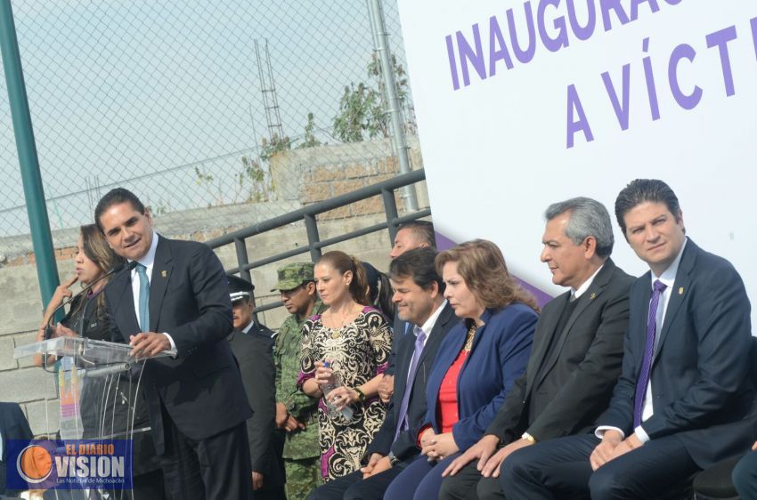 Inauguran el Centro de Atención a Víctimas en Morelia 