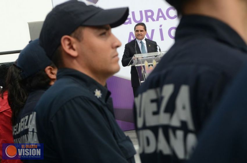 Inicia nueva ruta en Michoacán para fortalecer instituciones de seguridad: Silvano Aureoles