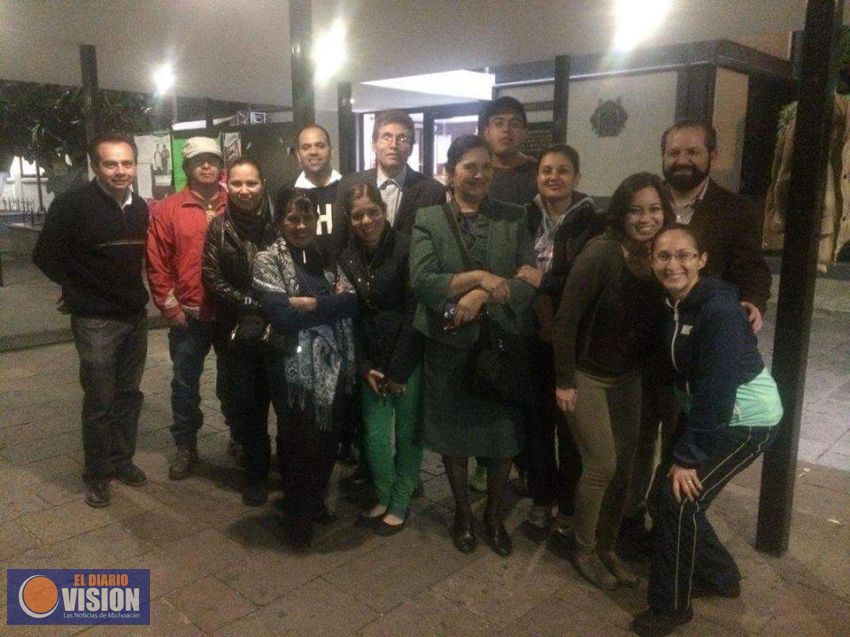Huelga en la Universidad Michoacana, arreció el frío por la noche, aumentó la solidaridad