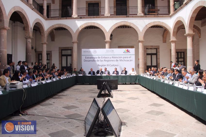 Instalan mesa de estrategias de coordinación y desarrollo de la región Morelia-Cuitzeo
