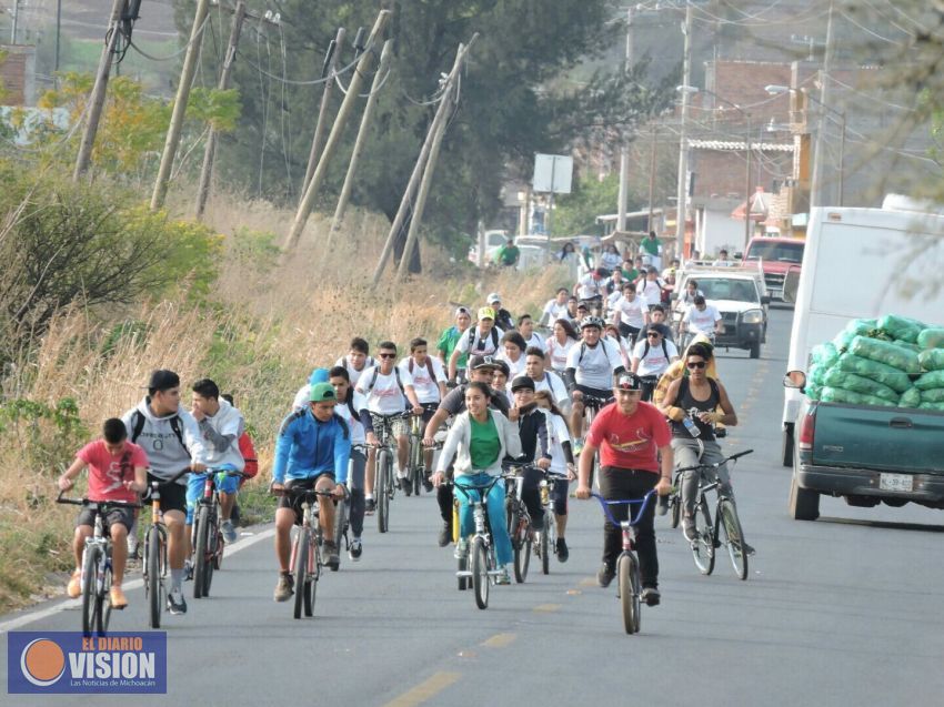 CONALEP celebra  Cuarto  Paseo Ciclista  La Piedad 2016