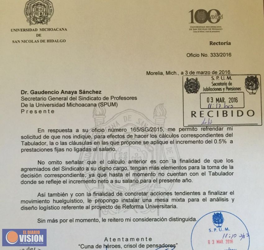 Podrían declarar inexistente la huelga de la UMSNH