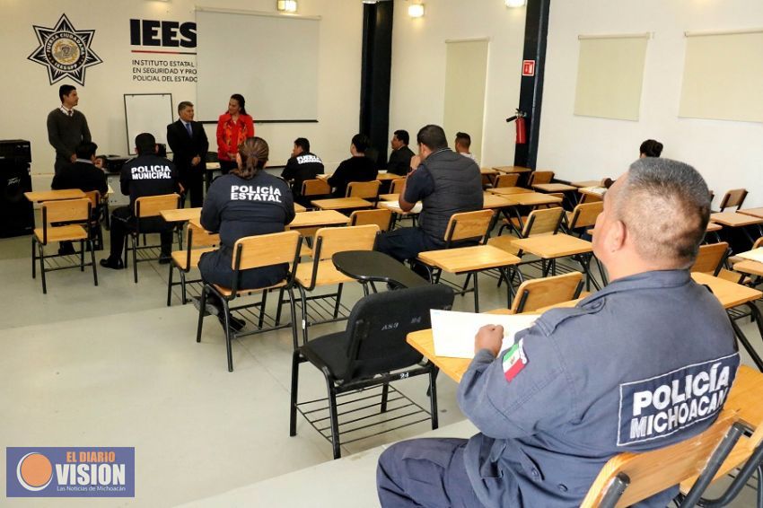 Cumple Michoacán con objetivo del Plan Estratégico de Capacitación Policial
