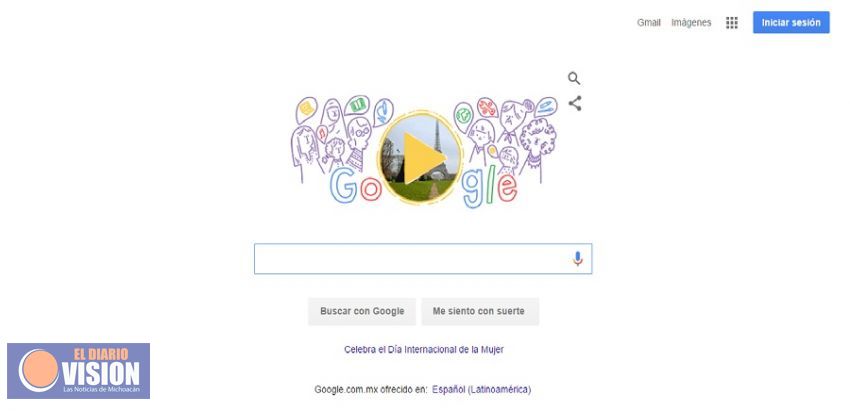 Google presenta un Doodle para inspirar a las mujeres, hoy en su día