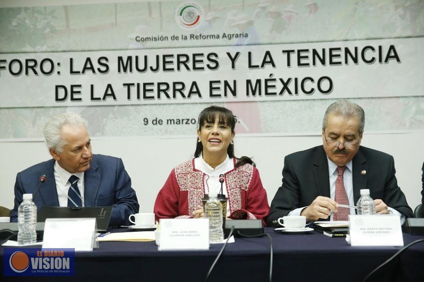 Impulsará Cocoa Calderón reforma para garantizar el acceso de las mujeres y tenencia de la tierra