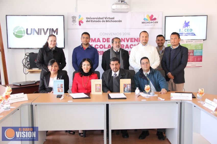 Firman convenio de colaboración Imced y Univim