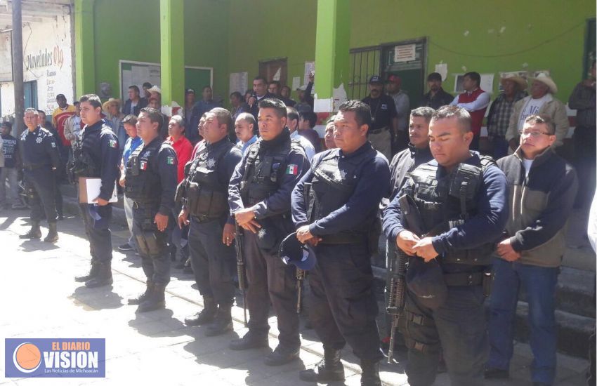 Retoma el Gobierno del Estado la seguridad pública en Nahuatzen