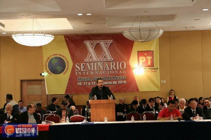 PT Michoacán asistió al XX Seminario Internacional de Izquierda 