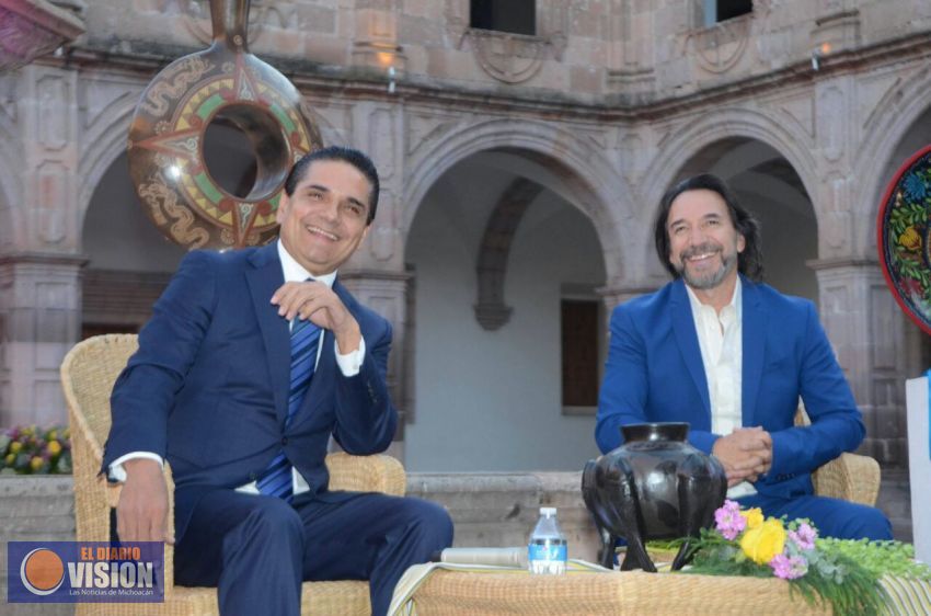 Presentan Silvano Aureoles y El Buki campaña “Somos Michoacán”