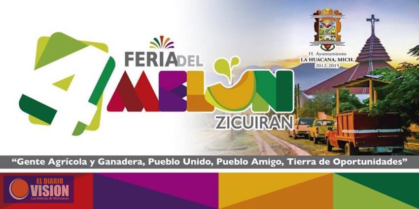 Todo listo para la Feria del Melón en Zicuirán, Michoacán 