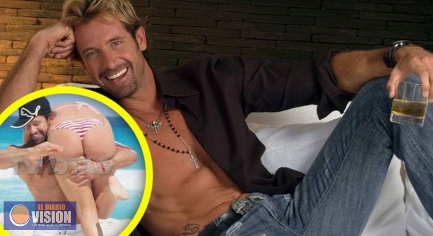 Captan a Gabriel Soto y Marjorie de Sousa en playas de Cancún