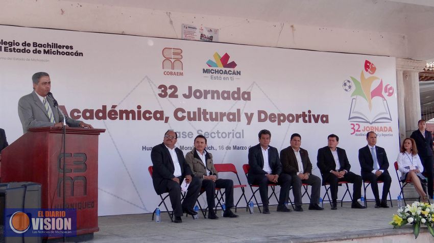 Inician en Huaniqueo las XXXII Jornadas Sectoriales del COBAEM