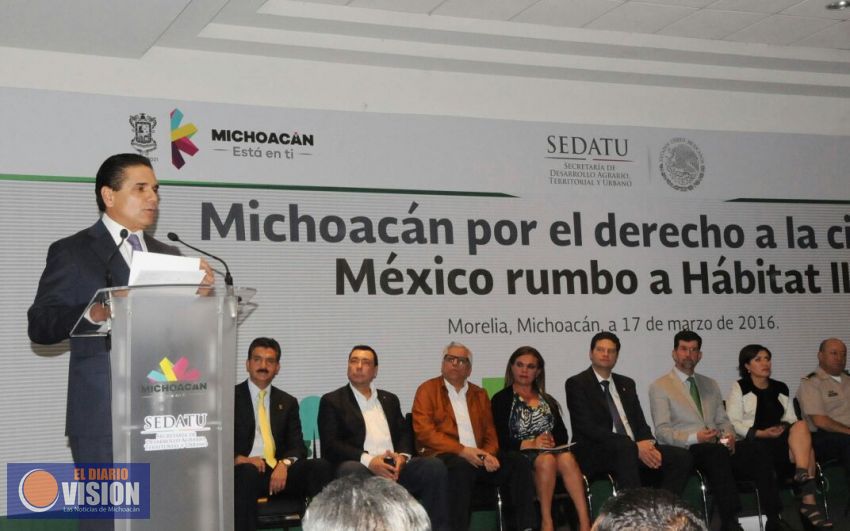 Impulsa Silvano Aureoles política pública urbana de vanguardia 