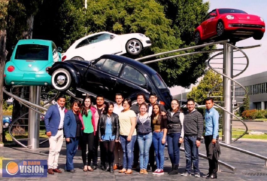 Volkswagen de México ofrece oportunidad a nicolaitas de realizar prácticas profesionales