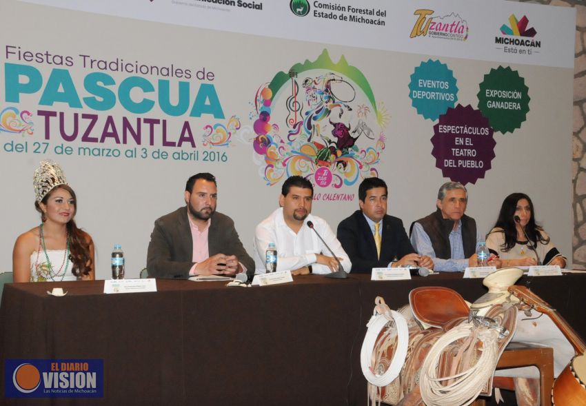 Anuncian Fiestas Tradicionales de Pascua Tuzantla 2016 
