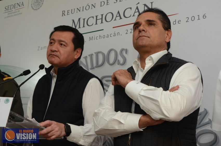 Reconoce Segob trabajo de Silvano Aureoles a favor de la seguridad en Michoacán 