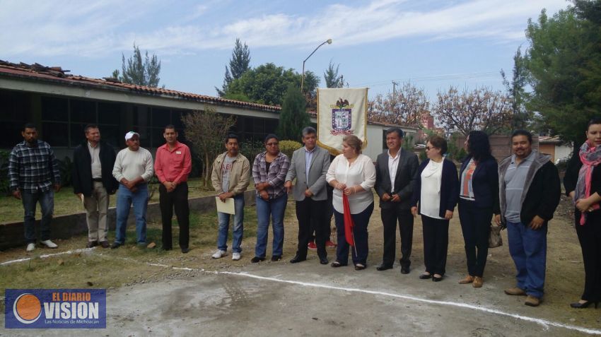 Inauguran obras en el plantel Santa Ana Maya del COBAEM
