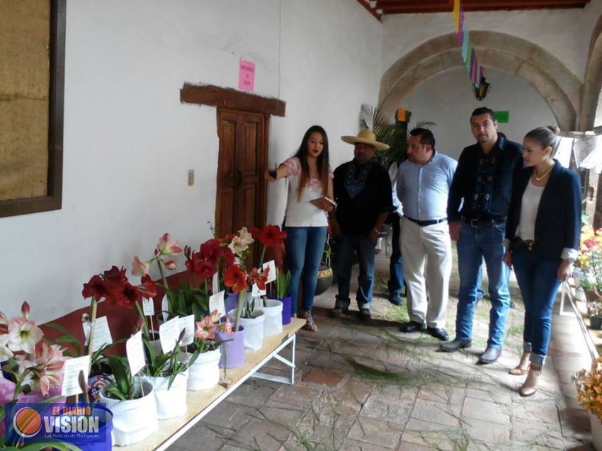 Inauguran Feria de las Flores en Erongarícuaro: Adrián Melgoza 