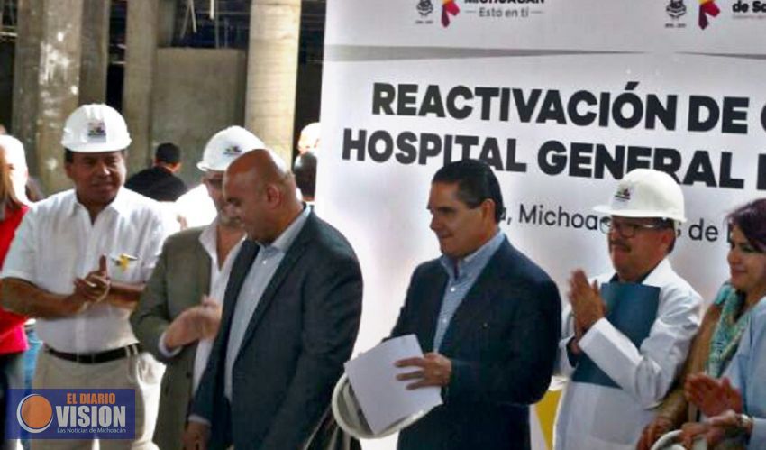 Con la reactivación del Hospital de Zacapu, le estamos cumpliendo a los zacapenses: 