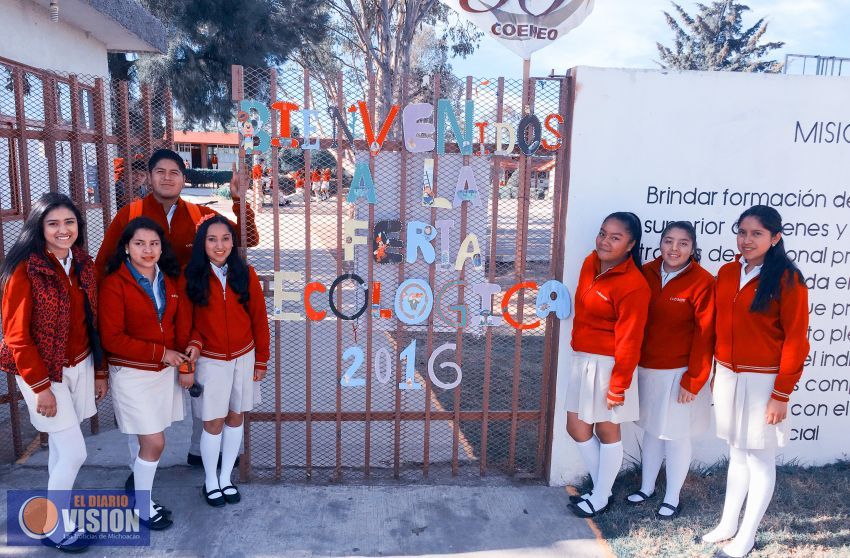 El Plantel Coeneo del COBAEM realizó la Feria Ecológica