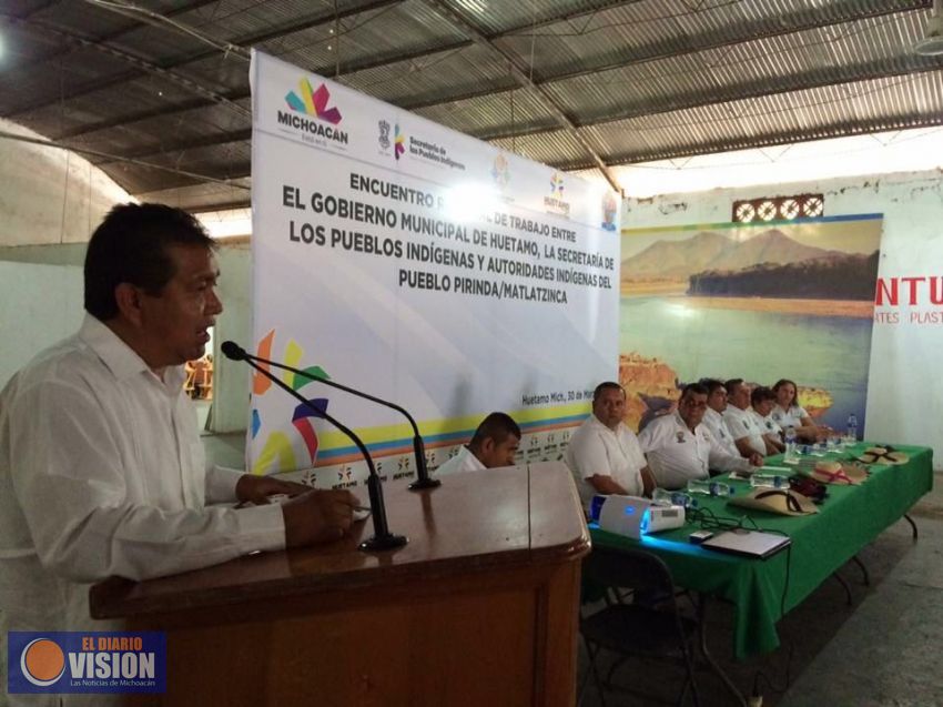 SPI compromete mejorar las condiciones de las comunidades Matlatzinca    
