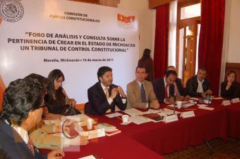 Viable la creación del Tribunal de control Constitucional en Michoacán
