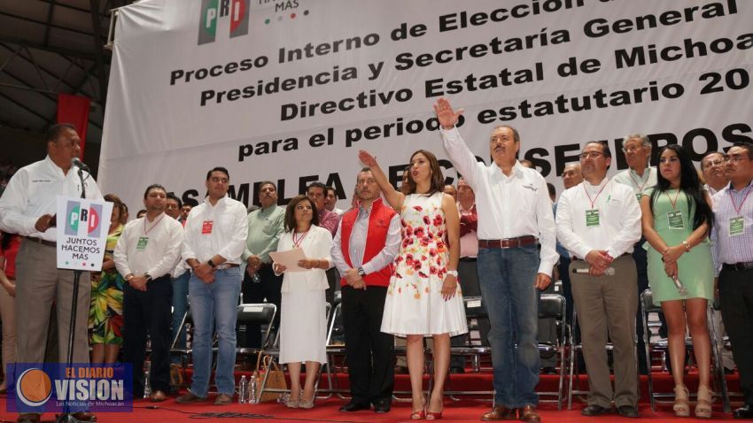 Víctor Silva Tejeda es electo Lider estatal del PRI en Michoacán.