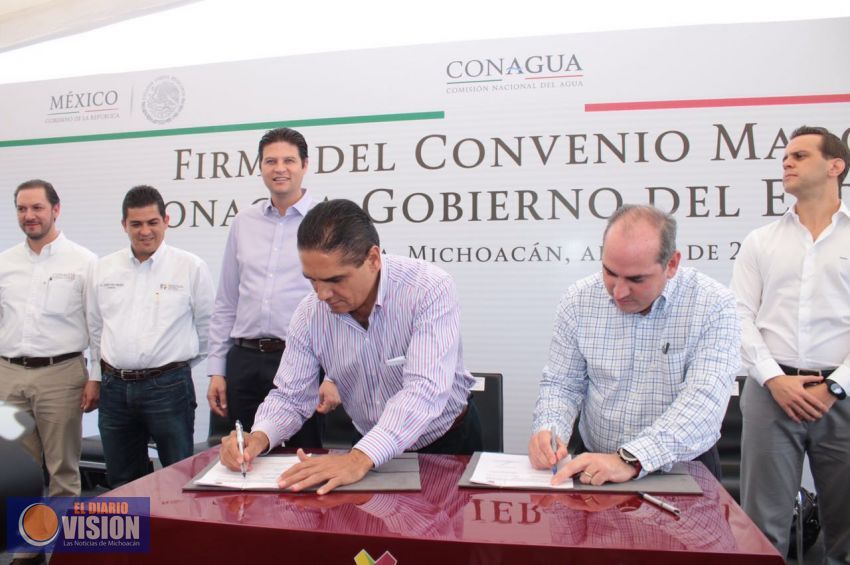 Firman convenio para realizar acciones en Infraestructura, de Agua Potable, Alcantarillado