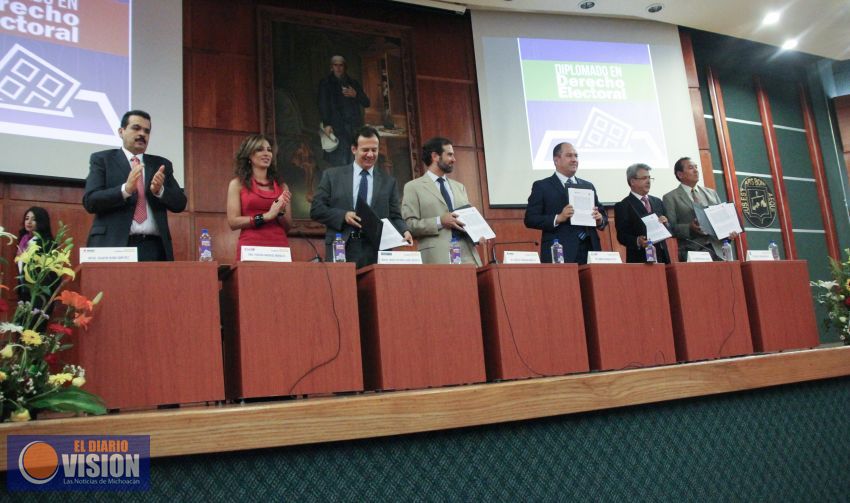 Firma el IEM convenio macro e inaugura Diplomado en Derecho Electoral
