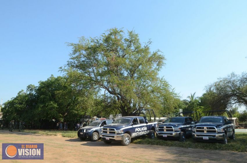 Instalan en municipio de Apatzingán Base de Operaciones Mixtas