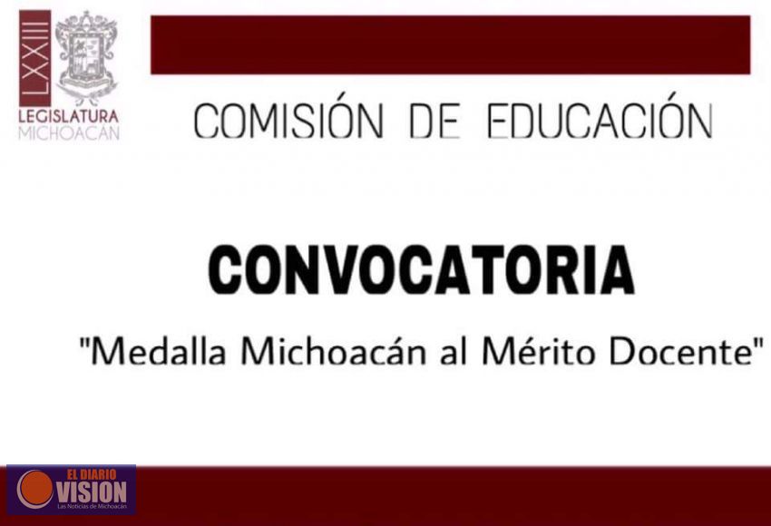 Convocatoria Michoacán al Mérito Docente 