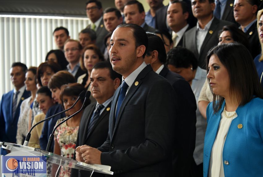 Ni un paso atrás en la seguridad de Michoacán: Marko Cortés 