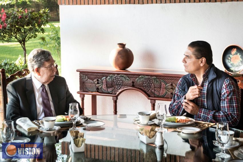  Se reúne Silvano Aureoles con el Ingeniero Cuauhtémoc Cárdenas 