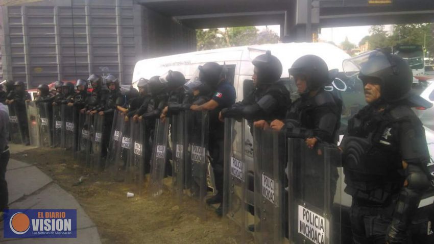 Enfrentamiento entre transportistas en Morelia 