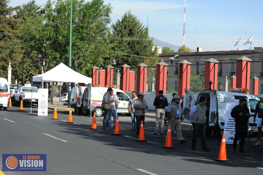 Inicia en Morelia operativo de Monitoreo de Vehículos Ostensiblemente Contaminantes