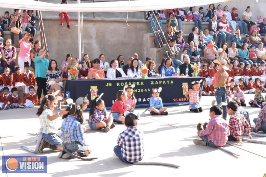 IIFEEM inaugura obras en Jardín de Niños de Tarímbaro