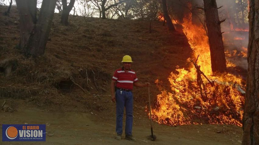 Controlado el incendio de Tancítaro 