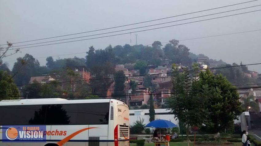 Emiten recomendaciones a uruapenses tras incendios en cerros 