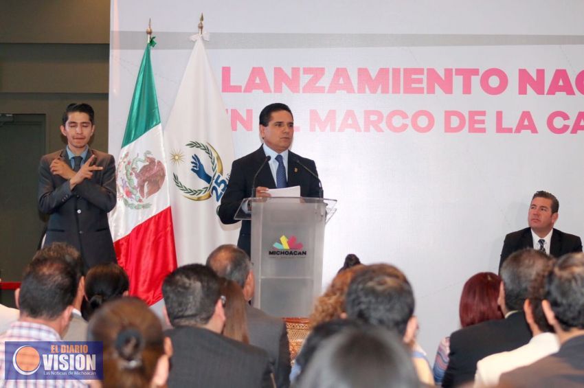 Lanzamiento Nacional de los 12 puntos por la seguridad de tu familia en Michoacán