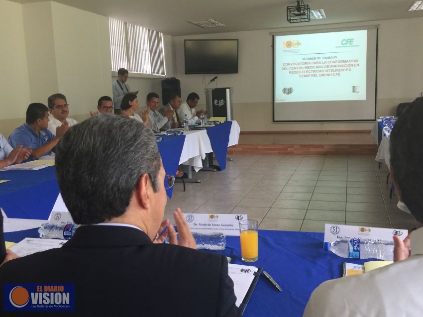 Buscan UMSNH y CFE crear Centro Mexicano de Innovación de Redes Eléctricas Inteligentes