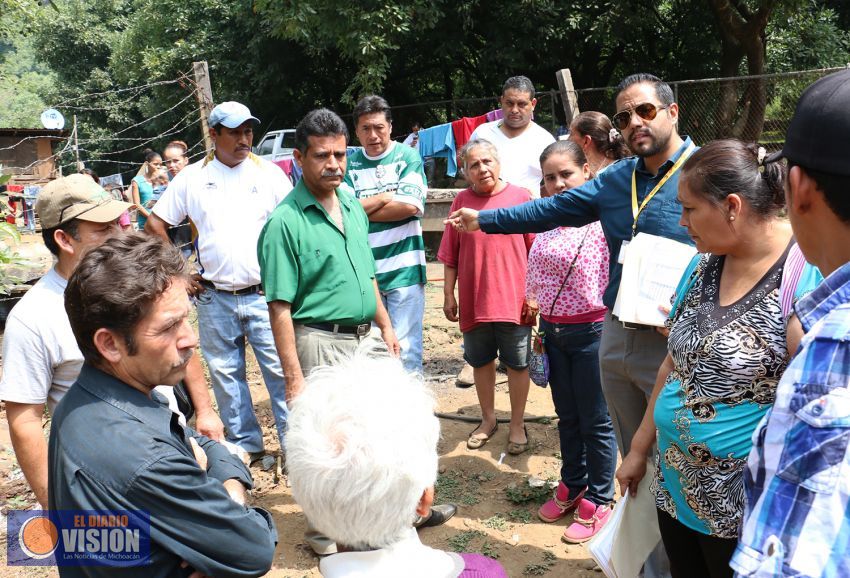 Redoblan esfuerzos para la regulación de la colonia Rincón Griego