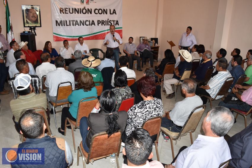Prepara Silva Tejeda la reestructura municipal del PRI